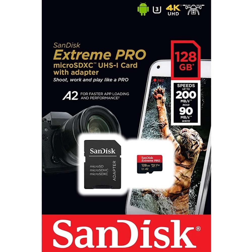 Thẻ nhớ MicroSD Sandisk Extreme Pro 128GB Class10 100MB/s